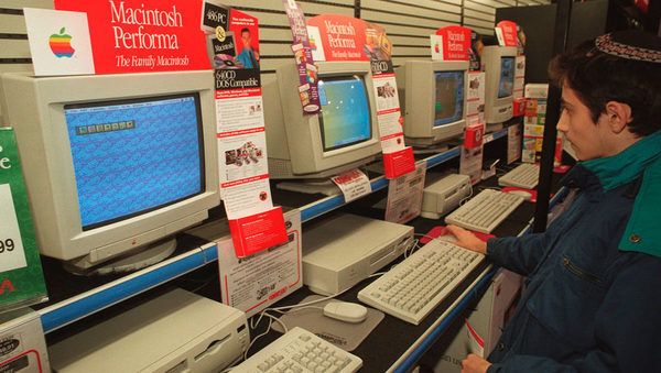 Продажи Macintosh, декабрь 1995 года